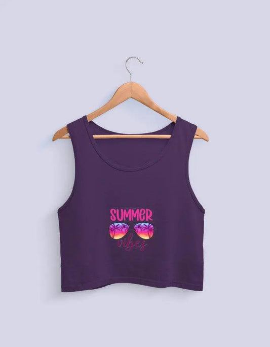 Summer Vibes Crop Tank Baklol Wear