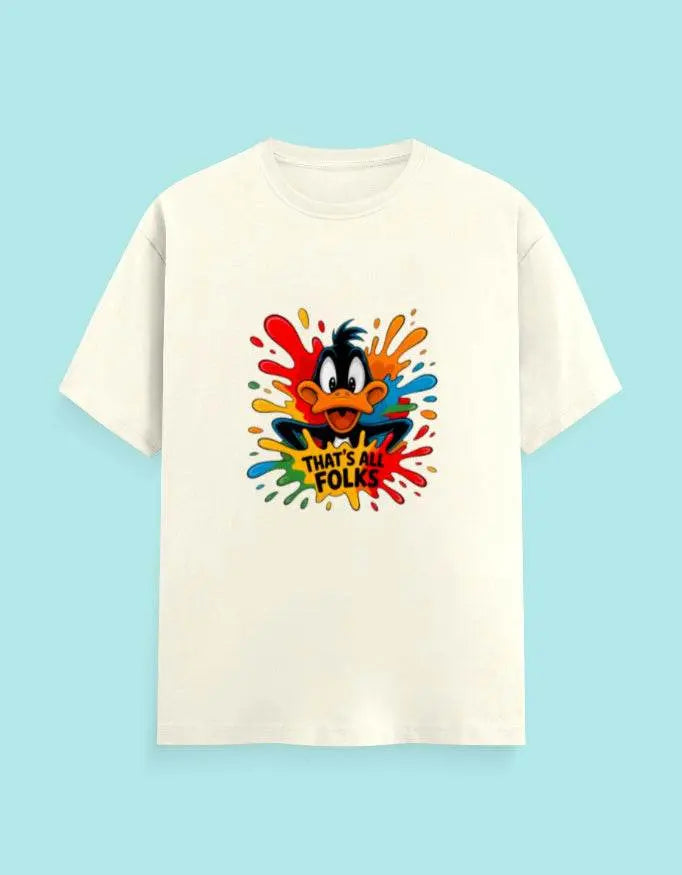 That's All Folks Unisex Classic Crew T-Shirt Baklol Wear