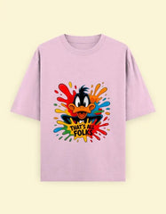 That's All Folks Unisex Oversized Classic T-Shirt Baklol Wear