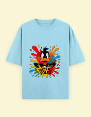 That's All Folks Unisex Oversized Classic T-Shirt Baklol Wear