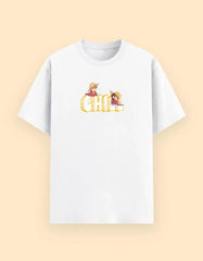 Unisex Chill Graphic T-Shirt with Summer Cartoon Print Baklol Wear