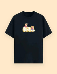 Unisex Chill Graphic T-Shirt with Summer Cartoon Print Baklol Wear