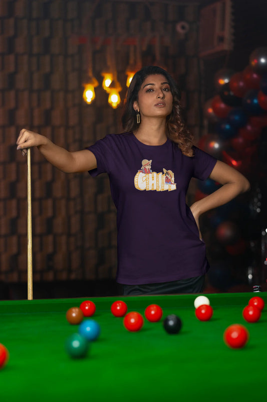 Unisex Chill Graphic T-Shirt with Summer Cartoon Print Baklol Wear