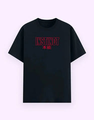 Unisex Instinct Graphic T-Shirt with Japanese Text Baklol Wear