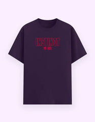 Unisex Instinct Graphic T-Shirt with Japanese Text Baklol Wear