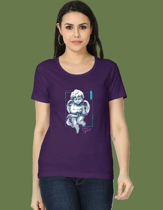 Urban Spirit Fantasy Art Graphic T-Shirt Baklol Wear