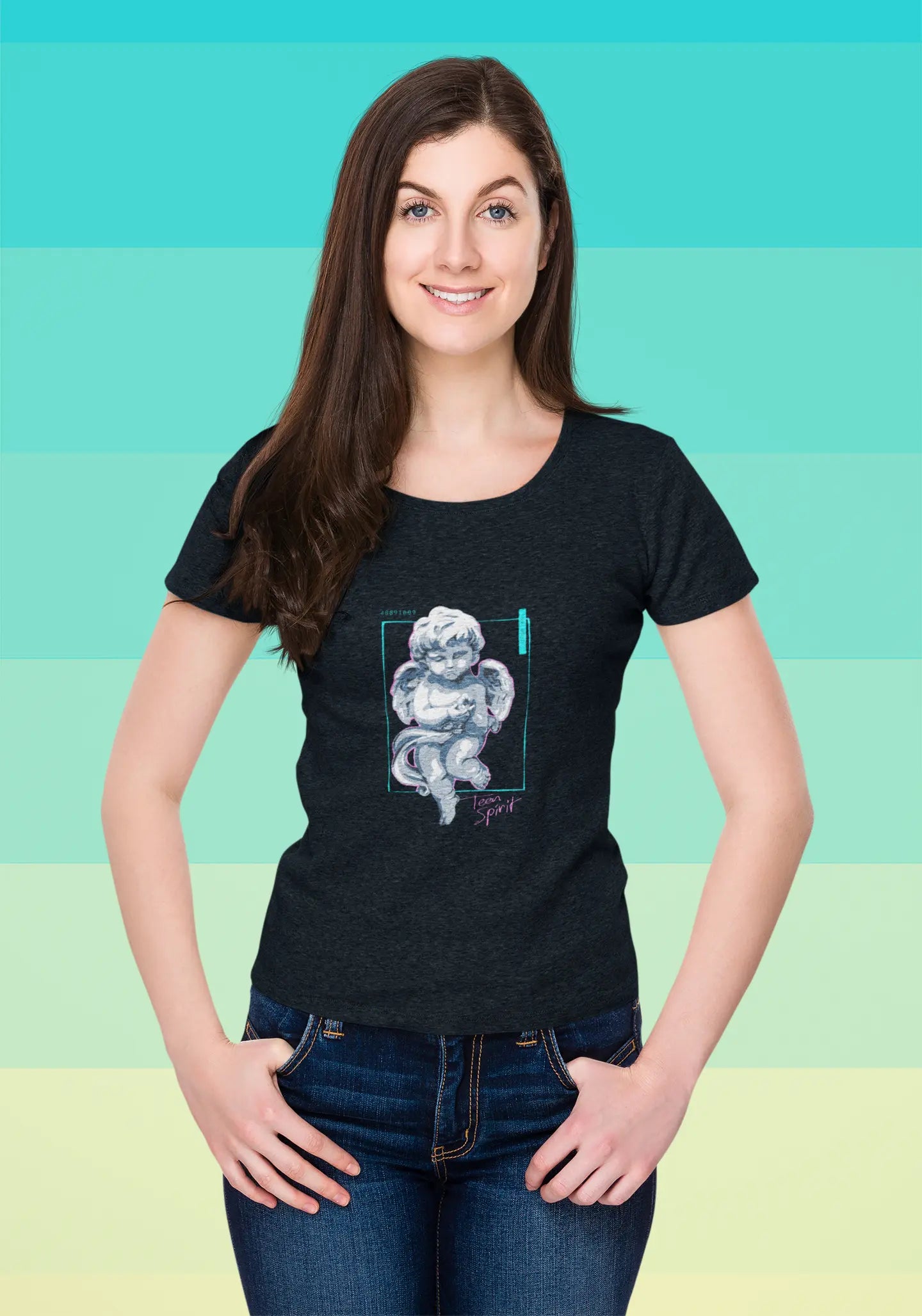 Urban Spirit Fantasy Art Graphic T-Shirt Baklol Wear