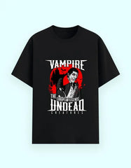Vampire Undead Legends Graphic T-Shirt for Men – European Gothic Mythology Fantasy Tee Baklol Wear