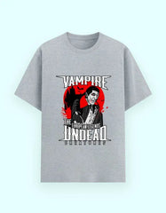Vampire Undead Legends Graphic T-Shirt for Men – European Gothic Mythology Fantasy Tee Baklol Wear