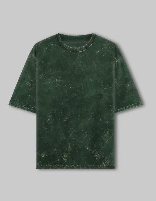 Vintage Washed Green T-Shirt – Distressed Streetwear Tee Baklol Wear