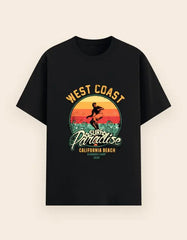 West Coast Surf Paradise T-Shirt – California Beach Summer Camp Graphic Tee Baklol Wear
