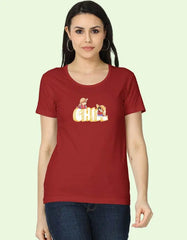 Women’s Chill Graphic T-Shirt with Summer Cartoon Print Baklol Wear