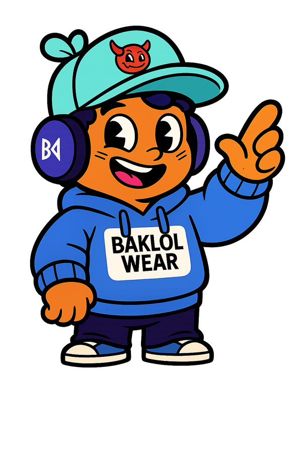 Baklol Wear logo - Funny Graphic and Anime T-Shirts Online