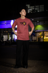 Trendy “GABRU” Street Style Oversized T-Shirt with Bold Back Print - Baklol Wear
