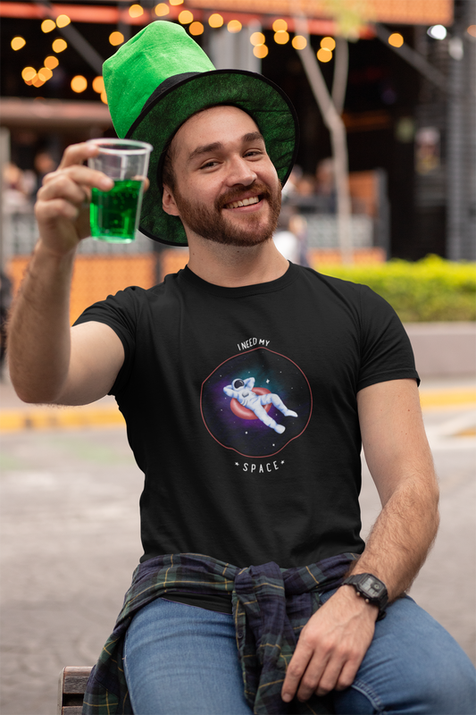 I Need My Space Astronaut Graphic T-Shirt—Trendy Casual Style - Baklol Wear
