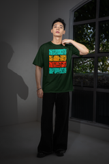 Anime Expressions Oversized T-Shirt – Vibrant Pop Art Streetwear