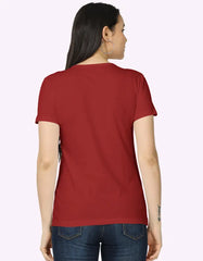 Attitude Mera Khandani Hai Printed T-Shirt for Women Baklol Wear