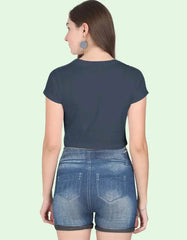 Beach Season Crop Top – Summer Graphic Tee for Girls & Women Baklol Wear