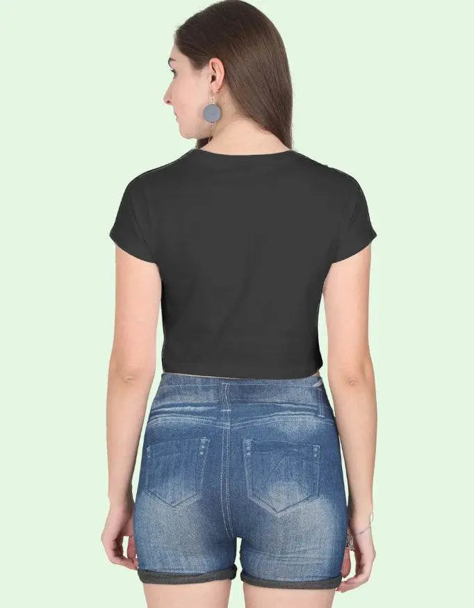 Beach Season Crop Top – Summer Graphic Tee for Girls & Women Baklol Wear