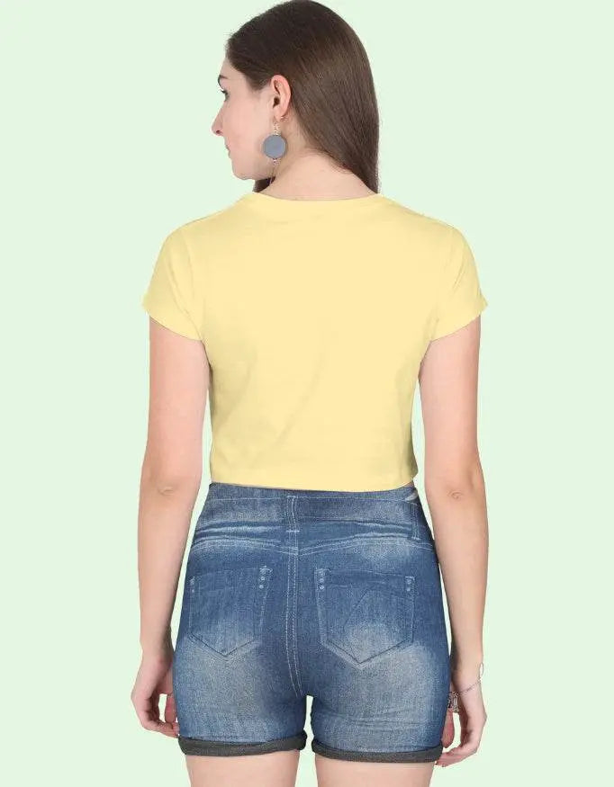 Beach Season Crop Top – Summer Graphic Tee for Girls & Women Baklol Wear