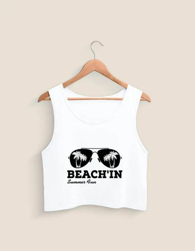Beach'in Crop Tank Baklol Wear