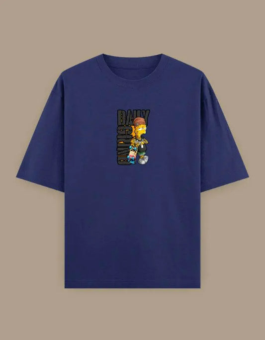 Daily Grind Oversized Skateboard Graphic T-Shirt – Urban Streetwear for Men & Women Baklol Wear