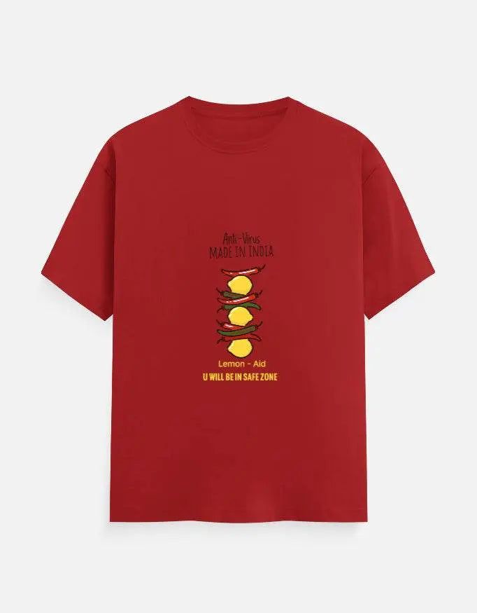 Anti-Virus Made In India - Half Sleeves Tshirt - Baklol Wear
