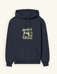 Gamer’s Motto Unisex Hoodie – Retro Video Game Controller Graphic Sweatshirt for Gamers Baklol Wear