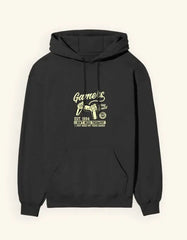 Gamer’s Motto Unisex Hoodie – Retro Video Game Controller Graphic Sweatshirt for Gamers Baklol Wear