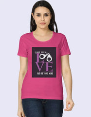I Got His Love – Red Couple Statement T-Shirt for Women | Baklolwear Baklol Wear