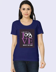 I Got His Love – Red Couple Statement T-Shirt for Women | Baklolwear Baklol Wear