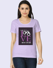 I Got His Love – Red Couple Statement T-Shirt for Women | Baklolwear Baklol Wear