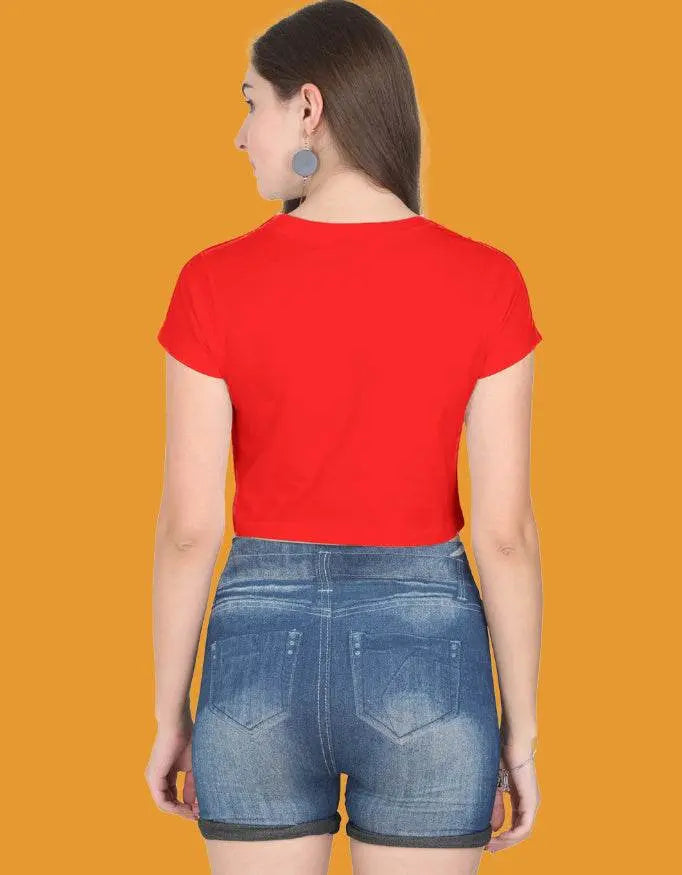 Lazy But Crazy Crop Top Baklol Wear