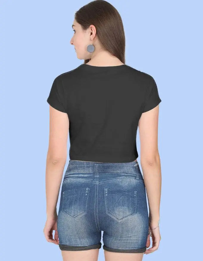 Let’s Go On An Adventure Crop Top – Motivational Graphic Tee for Women & Girls Baklol Wear