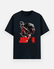 Men's Jordan Basketball Graphic T-Shirt – Athletic Streetwear, Air Dunk Print, Crew Neck Tee Baklol Wear