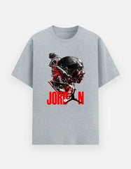 Men's Jordan Basketball Graphic T-Shirt – Athletic Streetwear, Air Dunk Print, Crew Neck Tee Baklol Wear