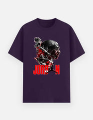 Men's Jordan Basketball Graphic T-Shirt – Athletic Streetwear, Air Dunk Print, Crew Neck Tee Baklol Wear