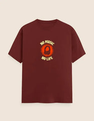 No Music No Life Premium T-Shirt | Headphone Graphic Tee for Music Lovers Baklol Wear