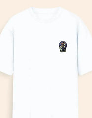 Oversized Moon Astronaut Back Print T-Shirt – Space Explorer Graphic Tee for Men & Women Baklol Wear
