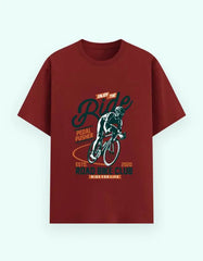 Road Bike Club Graphic T-Shirt – Cyclist Adventure Motivational Ride Tee Baklol Wear