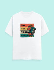 Say Yes To New Adventure - Classic Crew T-Shirt Baklol Wear
