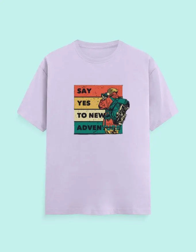 Say Yes To New Adventure - Classic Crew T-Shirt Baklol Wear
