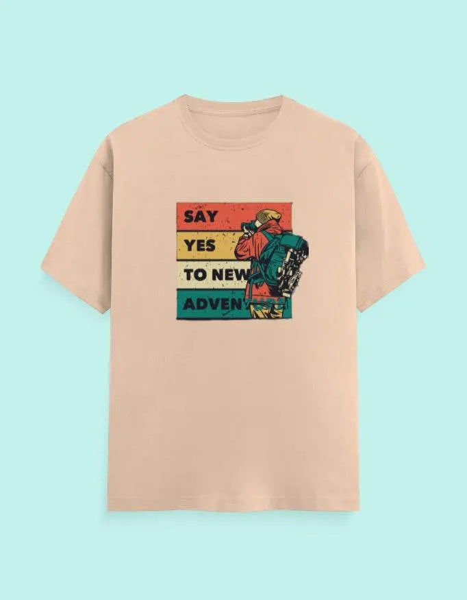 Say Yes To New Adventure - Classic Crew T-Shirt Baklol Wear