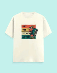 Say Yes To New Adventure - Classic Crew T-Shirt Baklol Wear