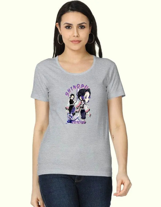 Shinobu Anime Graphic Women's Classic T-Shirt Baklol Wear