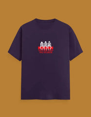 Premium Skeleton Graphic “Never Did No Harm” Classic Crew T-Shirt - Baklol Wear