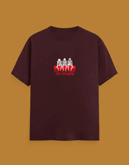 Premium Skeleton Graphic “Never Did No Harm” Classic Crew T-Shirt - Baklol Wear