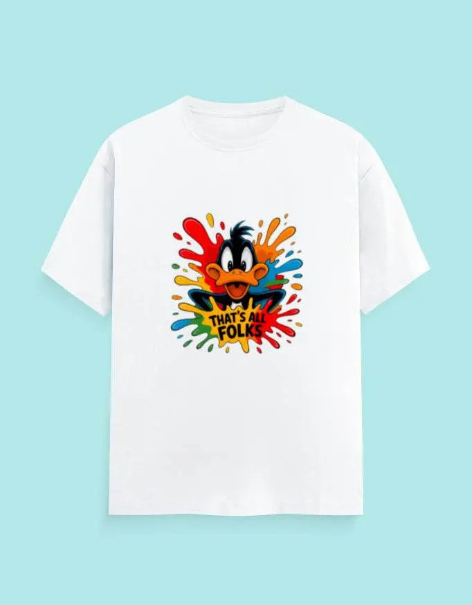 That's All Folks Unisex Classic Crew T-Shirt Baklol Wear