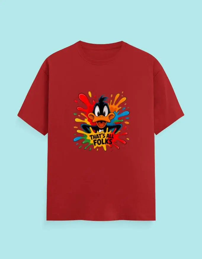 That's All Folks Unisex Classic Crew T-Shirt Baklol Wear