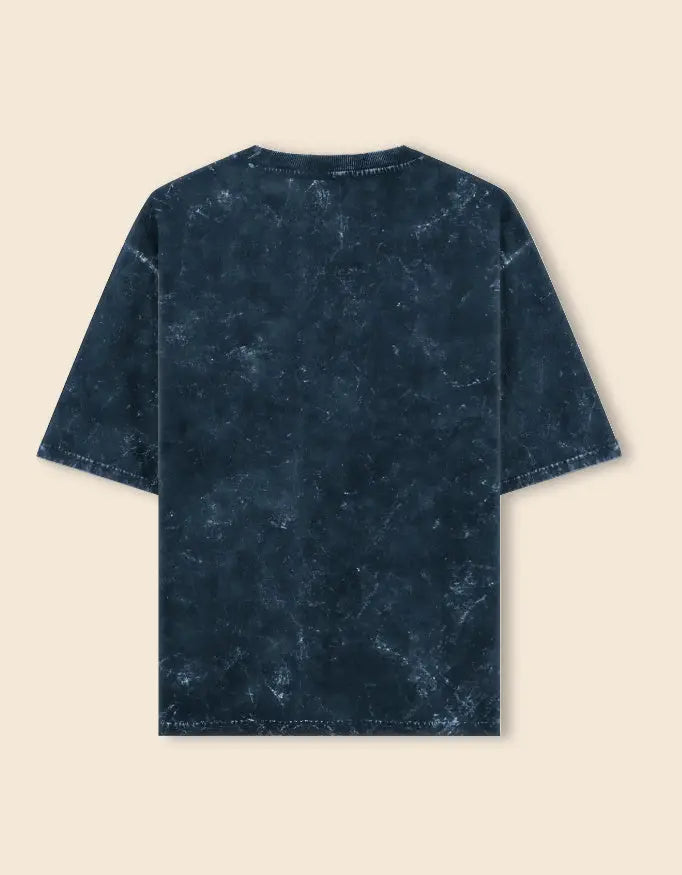 Vintage Washed Navy Blue"Nobody Can Drag Me Down" Graphic T-Shirt – Motivational Tee Baklol Wear